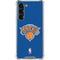 NBA New York Knicks Distressed Galaxy S23 FE Clear Case